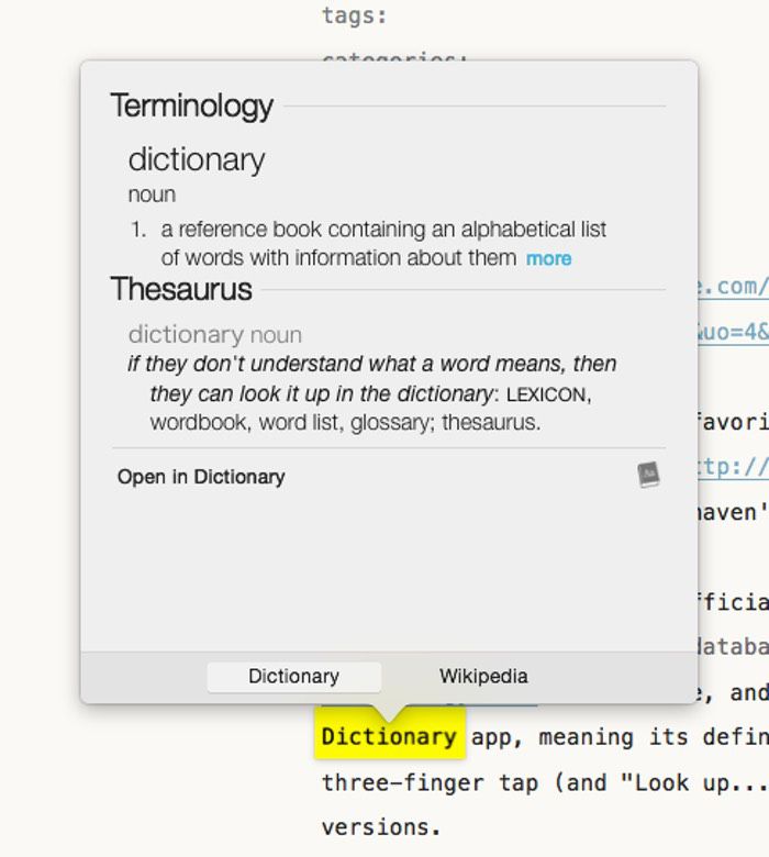 Dictionary App For Mac