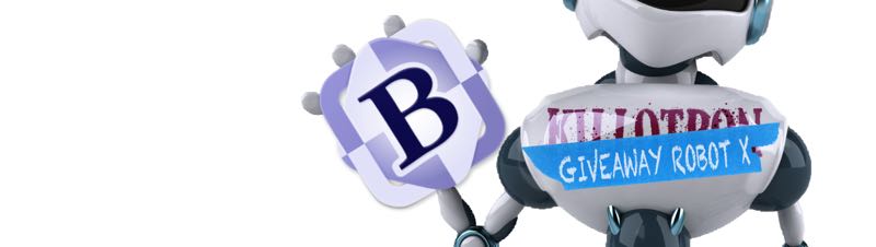 Giveaway Robot with BBEdit icon