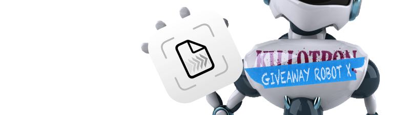 Giveaway Robot with Simple Scan icon