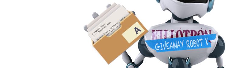 Giveaway Robot with The Archive icon